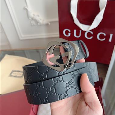 GUCCI   2025新款時尚皮帶  3.8CM