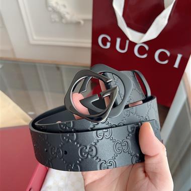 GUCCI   2025新款時尚皮帶  3.8CM