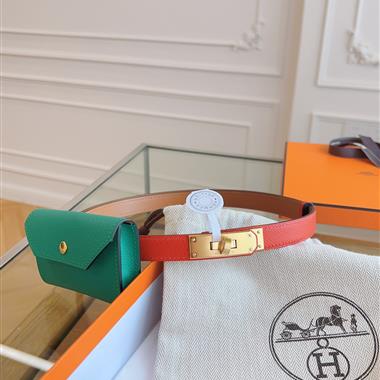 HERMES   2025新款時尚皮帶  1.8CM
