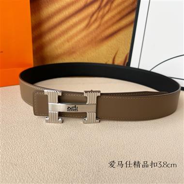 HERMES   2025新款時尚皮帶   3.8CM