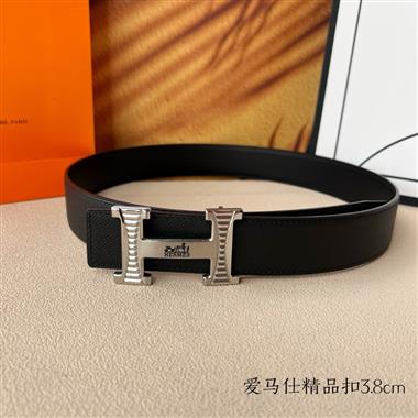 HERMES   2025新款時尚皮帶   3.8CM