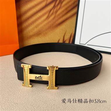 HERMES   2025新款時尚皮帶   3.8CM