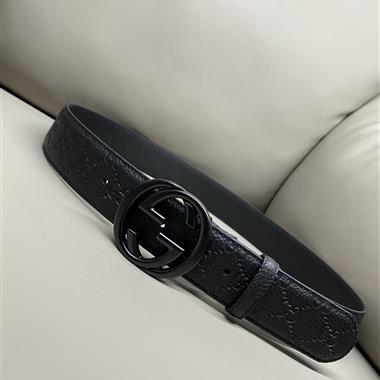 GUCCI   2025新款時尚皮帶  3.8CM