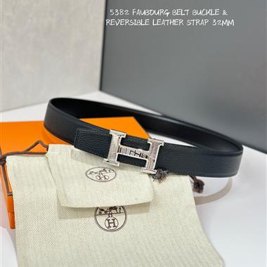 HERMES   2025新款時尚皮帶  3.2CM