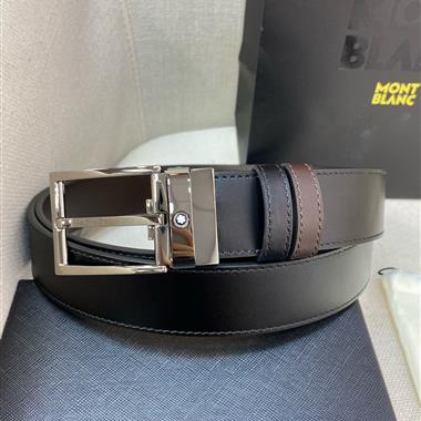 Montblanc   2025新款時尚皮帶  3.5CM