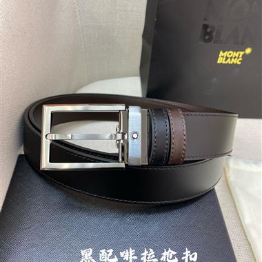 Montblanc   2025新款時尚皮帶  3.5CM