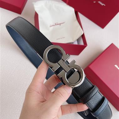 Ferragamo   2025新款時尚皮帶   3.5CM