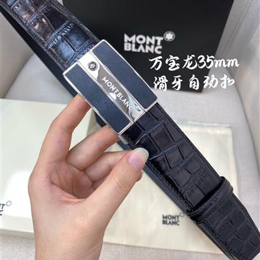 Montblanc   2025新款時尚皮帶   3.4CM