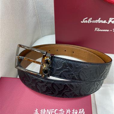 Ferragamo   2025新款時尚皮帶   3.5CM