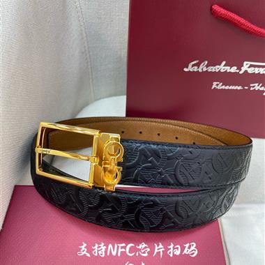 Ferragamo   2025新款時尚皮帶   3.5CM