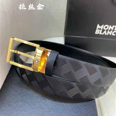 Montblanc   2025新款時尚皮帶   3.5CM