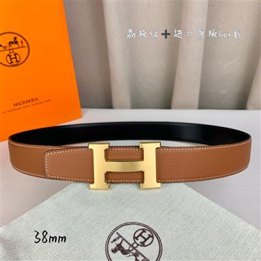 HERMES   2025新款時尚皮帶   3.8CM