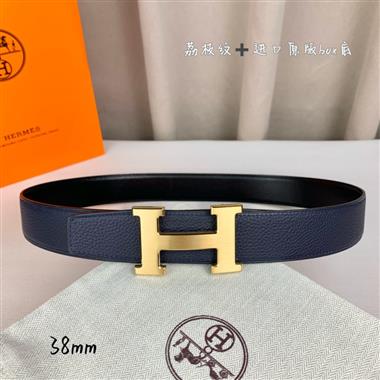 HERMES   2025新款時尚皮帶   3.8CM