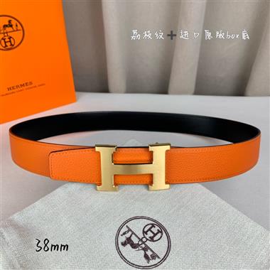 HERMES   2025新款時尚皮帶   3.8CM