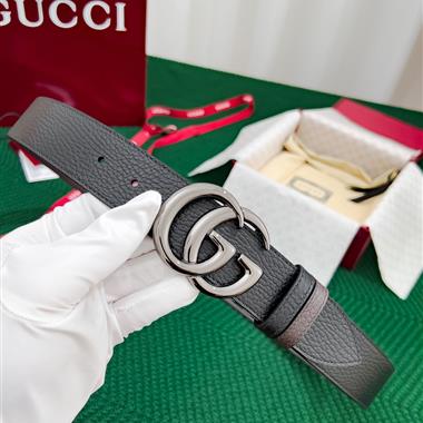 GUCCI   2025新款時尚皮帶   3.8CM