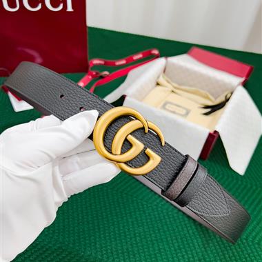 GUCCI   2025新款時尚皮帶   3.8CM