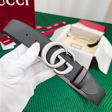 GUCCI   2025新款時尚皮帶   3.8CM