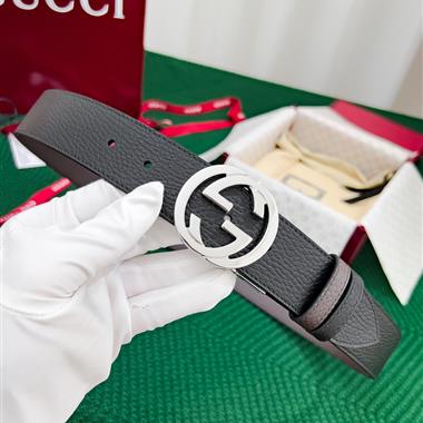 GUCCI   2025新款時尚皮帶   3.8CM