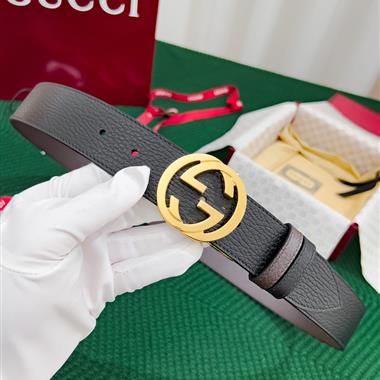GUCCI   2025新款時尚皮帶   3.8CM