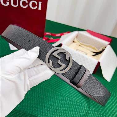GUCCI   2025新款時尚皮帶   3.8CM