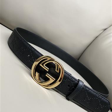 GUCCI   2025新款時尚皮帶  3.8CM
