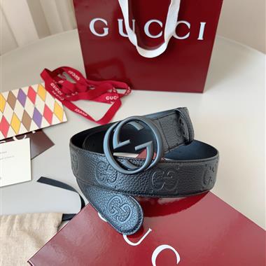 GUCCI   2025新款時尚皮帶 4.0CM