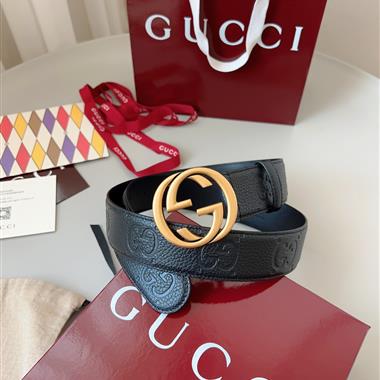 GUCCI   2025新款時尚皮帶 4.0CM