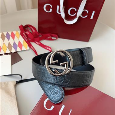 GUCCI   2025新款時尚皮帶 4.0CM