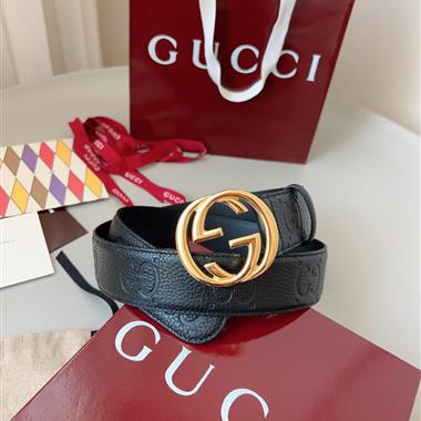 GUCCI   2025新款時尚皮帶 4.0CM
