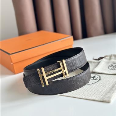 HERMES   2025新款時尚皮帶  3.2CM