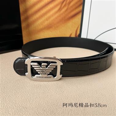 ARMANI   2025新款時尚皮帶   3.8CM