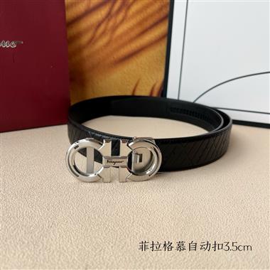 Ferragamo   2025新款時尚皮帶   3.5CM