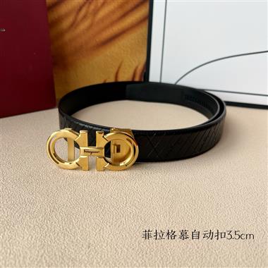 Ferragamo   2025新款時尚皮帶   3.5CM