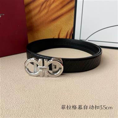 Ferragamo   2025新款時尚皮帶   3.5CM
