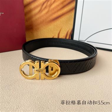 Ferragamo   2025新款時尚皮帶   3.5CM