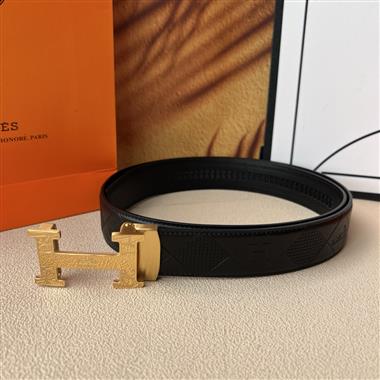 HERMES   2025新款時尚皮帶   3.5CM