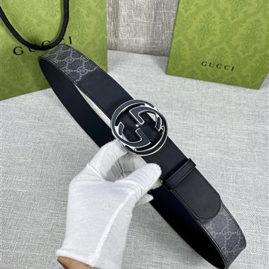 GUCCI   2025新款時尚皮帶  4.0CM
