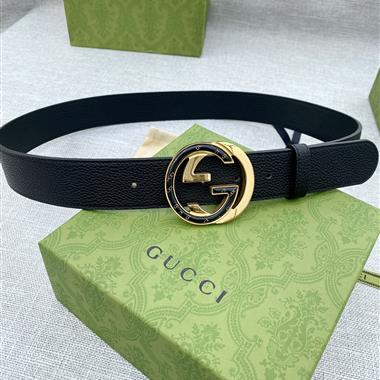 GUCCI   2025新款時尚皮帶  3.8CM