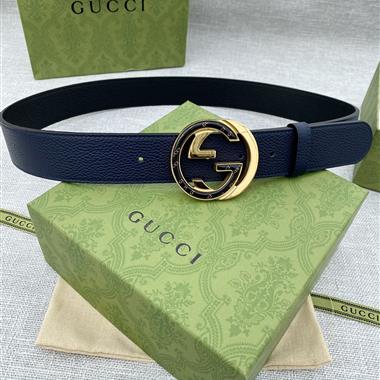 GUCCI   2025新款時尚皮帶  3.8CM