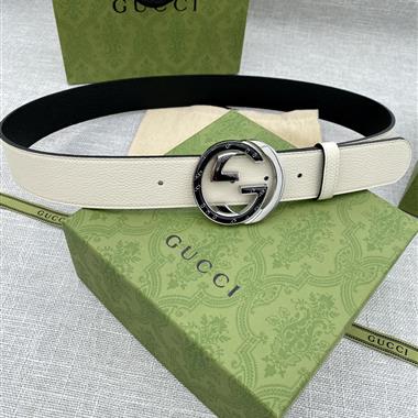 GUCCI   2025新款時尚皮帶  3.8CM
