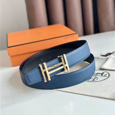 HERMES   2025新款時尚皮帶  3.2CM
