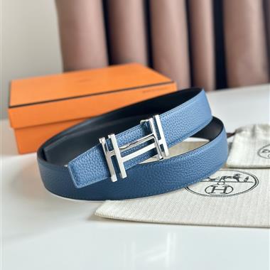 HERMES   2025新款時尚皮帶  3.2CM