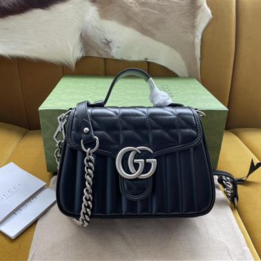 GUCCI   2025新款女生時尚包包  尺寸：21*15.5*8CM