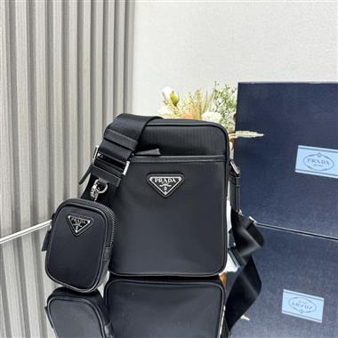 PRADA  2025新款男生時尚包包  尺寸：20*16*5CM