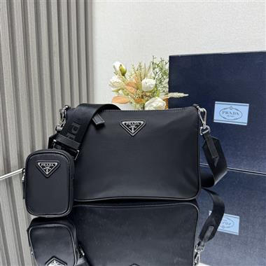 PRADA  2025新款男生時尚包包  尺寸：24*18.5*6CM