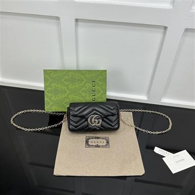 GUCCI   2025新款女生時尚包包  尺寸：16.5*9.5*4.5CM