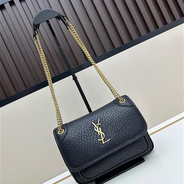 YSL  2025新款女生時尚包包  尺寸：22*16.5*12CM