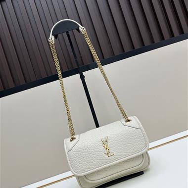 YSL  2025新款女生時尚包包  尺寸：18×12.5×5CM