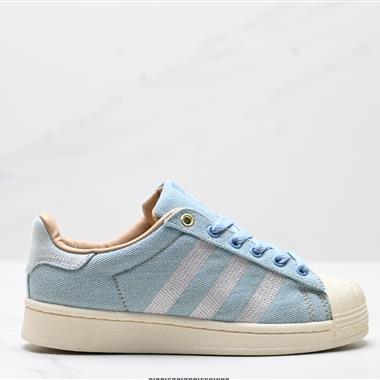 Adidas 三葉草 Originals Superstar貝殼頭系列低幫經典百搭休閑運動板鞋