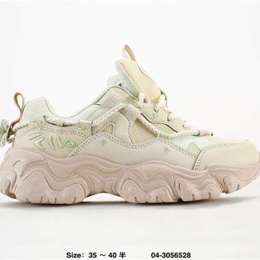 FILA  FLUID 5 貓爪5.0 簡約舒適 防滑耐磨低幫老爹鞋